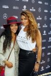 Amsterdam 13 juli 2015Modeshow Maria Cle Leal tijdens de Amsterdam fashion week in aanwezigheid van Doutzen Kroes en Sunnery James. Quinty Trustfull met dochter
