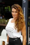 Amsterdam 13 juli 2015Modeshow Maria Cle Leal tijdens de Amsterdam fashion week in aanwezigheid van Doutzen Kroes en Sunnery James. Quinty Trustfull met dochter