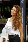 Amsterdam 13 juli 2015Modeshow Maria Cle Leal tijdens de Amsterdam fashion week in aanwezigheid van Doutzen Kroes en Sunnery James. Quinty Trustfull met dochter