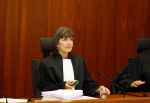 Amsterdam 24 juni 2015 
Rechtzaak Badr Hari inzake Koen Everink in de nieuwe rechtbank (paleis van justitie) in Amsterdam. Zijn advocaat Benedicte Ficq was ook aanwezig. de rechters