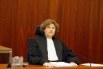 Amsterdam 24 juni 2015 
Rechtzaak Badr Hari inzake Koen Everink in de nieuwe rechtbank (paleis van justitie) in Amsterdam. Zijn advocaat Benedicte Ficq was ook aanwezig. de rechters