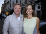 Den Haag 16 juli 2015
Verjaardagsfeestje Frits Huffnagel in Den Haag. Rene Mioch met vriendin