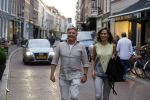 Den Haag 16 juli 2015
Verjaardagsfeestje Frits Huffnagel in Den Haag. Rene Mioch met vriendin