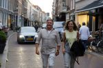 Den Haag 16 juli 2015
Verjaardagsfeestje Frits Huffnagel in Den Haag. Rene Mioch met vriendin