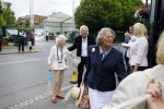 Wimbledon 7 juli 2015
Richard Branson en zijn moeder Eva arriveren bij het tennis tournooi van Wimbledon.