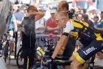 Utrecht 4 juli 2015
Tour de France start met de proloog in Utrecht. Robert Gesink met zijn vrouw