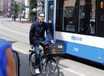 Amsterdam 20 juni 2015
Rolf Snoeren (Viktor en Rolf) op de fiets in amsterdam