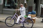 Amsterdam 26 juni 2015 
Ronald Kolk op de fiets
