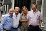 Den Haag 16 juli 2015
Verjaardagsfeestje Frits Huffnagel in Den Haag. Ronnie Tober en Jan Jochems