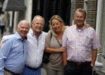 Den Haag 16 juli 2015
Verjaardagsfeestje Frits Huffnagel in Den Haag. Ronnie Tober en Jan Jochems
