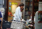 Amsterdam 10 augustus 2015  
Sander janson luncht met een dame en doet daarna erg geheimzinnig als hij mij ziet.