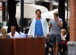 Amsterdam 10 augustus 2015  
Sander janson luncht met een dame en doet daarna erg geheimzinnig als hij mij ziet.
