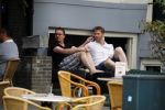 Amsterdam 12 juli 2015
Sipke Jan Bousema met vriend voor hun huis.