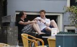 Amsterdam 12 juli 2015
Sipke Jan Bousema met vriend voor hun huis.