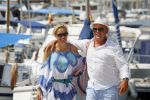 Ibiza Sant Antonio 24 juli 2015
Jan Reus en zijn vrouw Sonja Bakker samen op vakantie op ibiza.