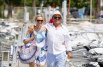 Ibiza Sant Antonio 24 juli 2015
Jan Reus en zijn vrouw Sonja Bakker samen op vakantie op ibiza.