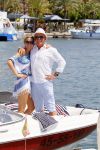 Ibiza Sant Antonio 24 juli 2015
Jan Reus en zijn vrouw Sonja Bakker samen op vakantie op ibiza.