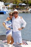 Ibiza Sant Antonio 24 juli 2015
Jan Reus en zijn vrouw Sonja Bakker samen op vakantie op ibiza.