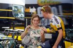 Utrecht 4 juli 2015
Tour de France start met de proloog in Utrecht. Steven Kruiswijk met zijn vrouw