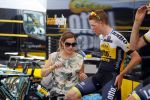 Utrecht 4 juli 2015
Tour de France start met de proloog in Utrecht. Steven Kruiswijk met zijn vrouw