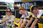 Utrecht 4 juli 2015
Tour de France start met de proloog in Utrecht. Steven Kruiswijk met zijn vrouw