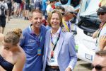 Utrecht 4 juli 2015
Tour de France start met de proloog in Utrecht. Steven Rooks met Jan de Jong (NOS)