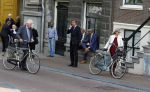 Amsterdam 10 augustus 2015     
Wim en Rita Kok op de fiets in Amsterdam.