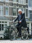 Amsterdam 10 augustus 2015     
Wim en Rita Kok op de fiets in Amsterdam.