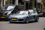Amsterdam 26 juni 2015  
Winnie Haatrecht ( Voetbalmakelaar) in zijn audi RS8 cabrio