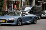 Amsterdam 26 juni 2015  
Winnie Haatrecht ( Voetbalmakelaar) in zijn audi RS8 cabrio