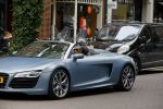 Amsterdam 26 juni 2015  
Winnie Haatrecht ( Voetbalmakelaar) in zijn audi RS8 cabrio