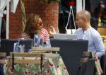 Amsterdam 11 augustus 2015
Winonah de Jong de jong met haar PA op terras
