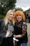 Amsterdam 12 juli 2015  
Modeshow op de amsterdam fashion week. Yvonne Keeley met dochter