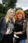 Amsterdam 12 juli 2015  
Modeshow op de amsterdam fashion week. Yvonne Keeley met dochter