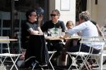 Amsterdam 15 juli 2016
Barry en Sandra Hay op terras met vrienden waaronder Ruben Nicolai en Regina Romeijn.