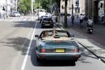 Amsterdam 15 juli 2016
Beau v Erven Dorens in zijn jaguar cabrio.