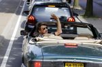 Amsterdam 15 juli 2016
Beau v Erven Dorens in zijn jaguar cabrio.