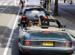 Amsterdam 15 juli 2016
Beau v Erven Dorens in zijn jaguar cabrio.