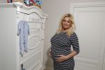 Wateringen 19 juli 2016 
Bobbi Eden ( zwanger ) met haar man Mark Laurenz in hun babykamer.