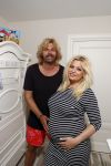 Wateringen 19 juli 2016 
Bobbi Eden ( zwanger ) met haar man Mark Laurenz in hun babykamer.
