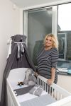 Wateringen 19 juli 2016 
Bobbi Eden ( zwanger ) met haar man Mark Laurenz in hun babykamer.