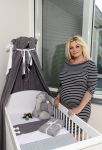 Wateringen 19 juli 2016 
Bobbi Eden ( zwanger ) met haar man Mark Laurenz in hun babykamer.