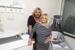 Wateringen 19 juli 2016 
Bobbi Eden ( zwanger ) met haar man Mark Laurenz in hun babykamer.