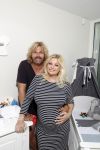 Wateringen 19 juli 2016 
Bobbi Eden ( zwanger ) met haar man Mark Laurenz in hun babykamer.