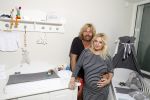 Wateringen 19 juli 2016 
Bobbi Eden ( zwanger ) met haar man Mark Laurenz in hun babykamer.