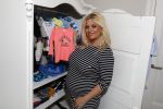 Wateringen 19 juli 2016 
Bobbi Eden ( zwanger ) met haar man Mark Laurenz in hun babykamer.