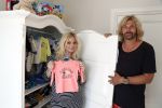 Wateringen 19 juli 2016 
Bobbi Eden ( zwanger ) met haar man Mark Laurenz in hun babykamer.