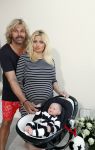 Wateringen 19 juli 2016 
Bobbi Eden ( zwanger ) met haar man Mark Laurenz in hun babykamer.