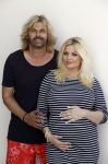 Wateringen 19 juli 2016 
Bobbi Eden ( zwanger ) met haar man Mark Laurenz in hun babykamer.