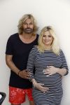 Wateringen 19 juli 2016 
Bobbi Eden ( zwanger ) met haar man Mark Laurenz in hun babykamer.